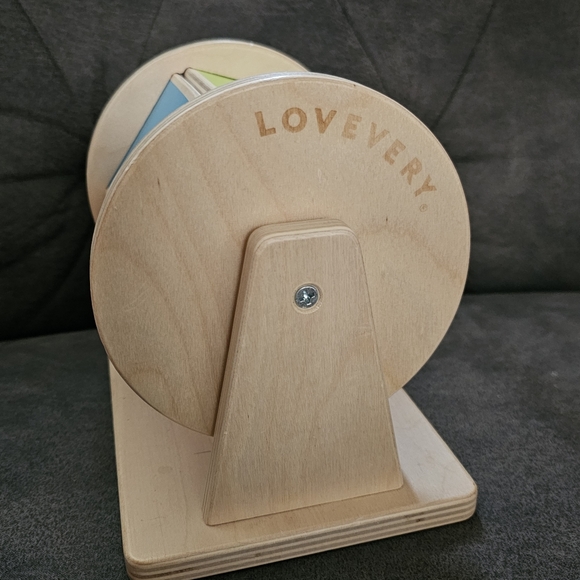 Lovevery spinning drum Montessori wooden toy - Picture 3 of 5